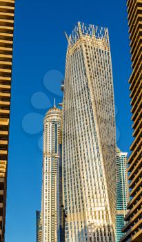 Skyscrapers in World's Tallest Tower Block - Jumeirah, Dubai