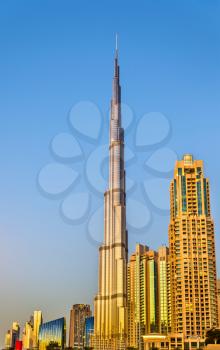 Downtown Dubai with Burj Khalifa - UAE