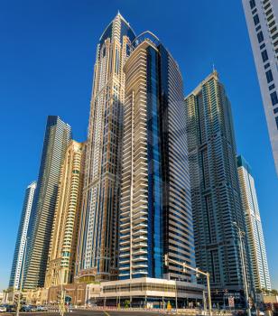 Skyscrapers in the World's Tallest Tower Block - Jumeirah, Dubai