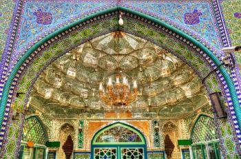 Entrance of Zaid Mosque in Tehran Grand Bazaar - Iran