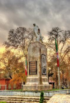TEHRAN, IRAN - JANUARY 2: Monument in Park-e Shahr (City Park) in Tehran on January 2, 2016.