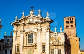View of the Cathedral of Mantua - Italy