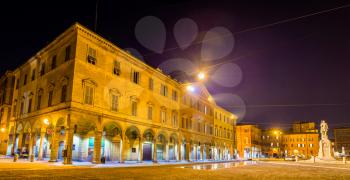 Buildings on Piazza Roma in Modena - Italy