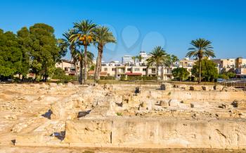 Ancient Kition, an archaeological site in Larnaca - Cyprus