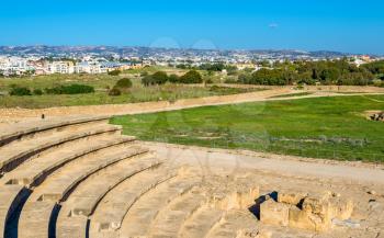 View from Odeon Amphitheatre in Paphos - Cyprus