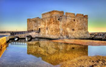 HDR image of Paphos Castle - Cyprus