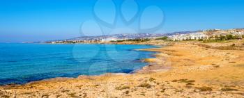 Mediterranean coastline in Paphos - Cyprus