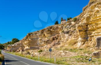 Road to the ancient city of Kourion - Cyprus
