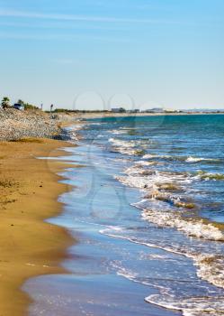 Kourion (Agios Hermogenis) beach in Cyprus