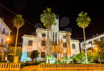 Night view of Limassol city hall - Cyprus