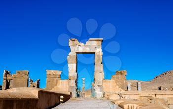 Hall of Hundred Columns in Persepolis - Iran