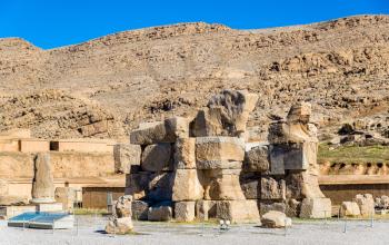 View of the Unfinished Gate at Persepolis - Iran