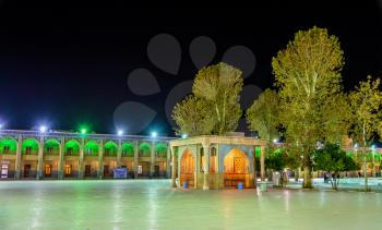Court of Shah Cheragh mosque in Shiraz, Iran.