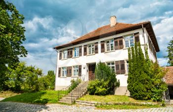 Traditional house on Reichenau Island in Southern Germany