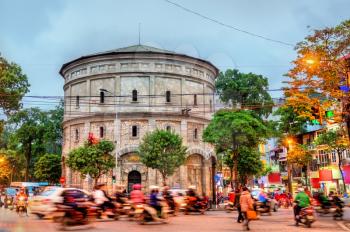 Hang Dau Water Tower in Hanoi, the capital of Vietnam