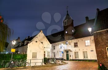 Traditional Dutch houses in the old town of Amersfoort, the Netherlands