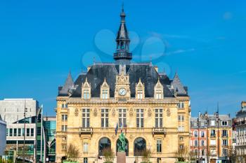 Mairie de Vincennes, the town hall of Vincennes near Paris, Ile-de-France