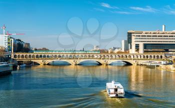 The Pont de Bercy, a bridge over the Seine in Paris, the capital of France