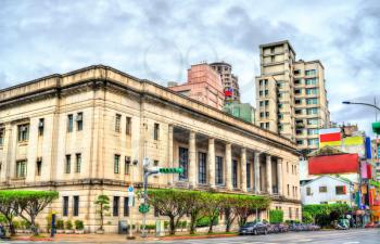 View of the Bank of Taiwan historic Head Office buildings in Taipei