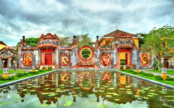 Tam Quan Ba Mu temple in Hoi An. UNESCO world heritage in Vietnam