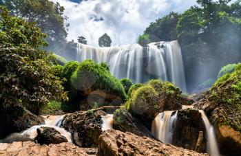 Elephant Waterfalls on the Cam Ly River near Da Lat in Vietnam