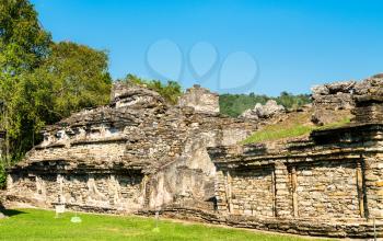 Ruins at the El Tajin archeological site, UNESCO world heritage in Mexico