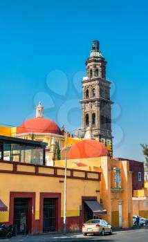Church of San Francisco in Puebla, UNESCO world heritage in Mexico