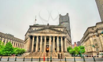 The New York State Supreme Court Building in Manhattan