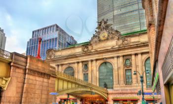 New York City, United States - May 6, 2017: Grand Central Terminal. It is a commuter and intercity railroad terminal in Manhattan