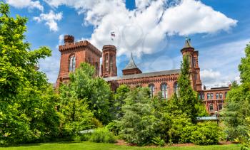 The Smithsonian Castle in Washington, D.C. United States