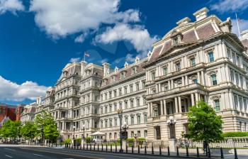 The Eisenhower Executive Office Building, a US government building in Washington, D.C. United States