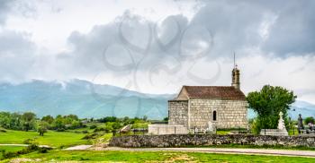 View of the Stedim Church near Niksic in Montenegro