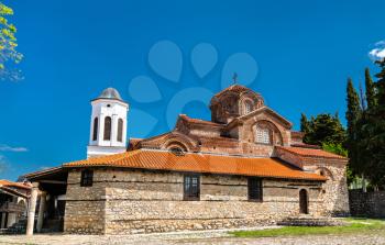 Holy Mary Perybleptos Church in the town of Ohrid, North Macedonia