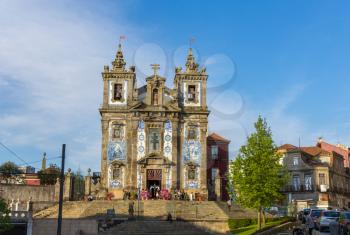 Church of Saint Ildefonso in Porto on Easter 2014