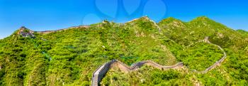 Panorama of the Great Wall at Badaling - Beijing, China