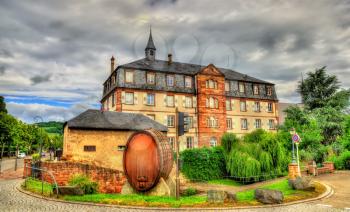 Wine barrel in Molsheim - Bas-Rhin, Alsace, France