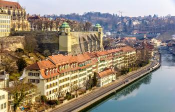 Riverside of Bern in Switzerland