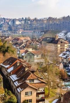 Buildings in the old town of Bern - Switzerland