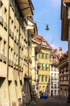 Buildings in the city center of Bern - Switzerland