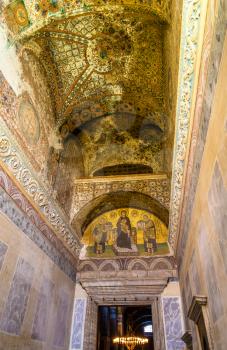 Interior of Hagia Sophia - Istanbul, Turkey