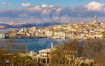 View of Istanbul over the Golden Horn inlet - Turkey