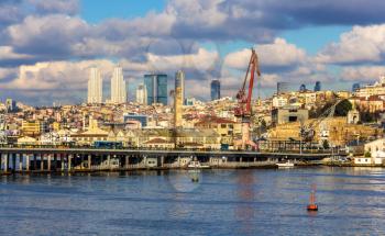 View of Istanbul and the Ataturk bridge - Turkey