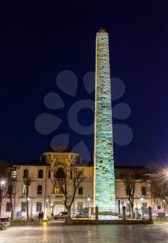 Walled Obelisk (Constantine Obelisk) in Istanbul - Turkey