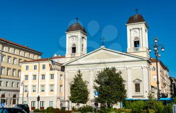 View of Greek Orthodox Church of Saint Nicholas in Trieste, Italy