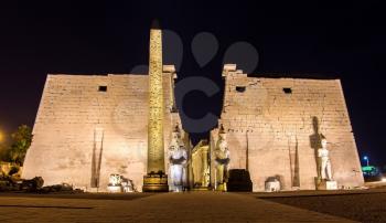 Entrance to the Luxor temple - Egypt
