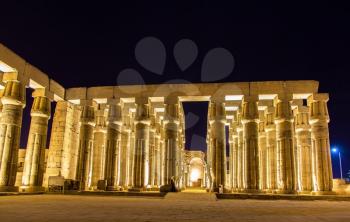 Luxor temple at night - Egypt