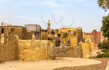 City walls of Cairo in the Islamic district - Egypt