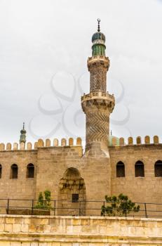 Minaret of the Al-Nasir Muhammad Mosque in Cairo - Egypt