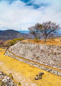 The primary ballcourt at the Xochicalco archaeological site, UNESCO world heritage in Morelos, Mexico