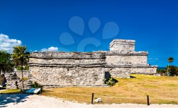 Ancient Mayan ruins at Tulum in the Quintana Roo State of Mexico
